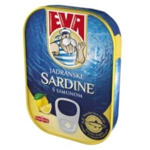 Sardine EVA s limunom 115g slide slika
