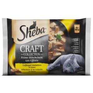 SHEBA Craft hrana za mačke izbor peradi 4x85g slide slika