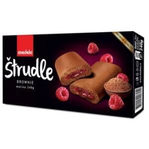 Štrudla MEDELA Brownie malina 240g slide slika