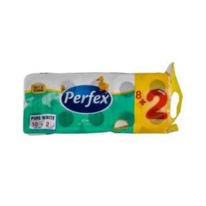 Toaletni papir PERFEX 2sloja 8+2kom slide slika