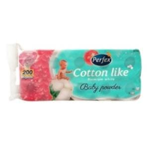 Toaletni papir PERFEX cotton like baby powder 10kom slide slika