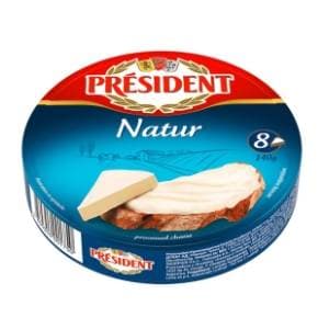 Topljeni sir PRESIDENT natur 140g slide slika
