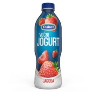 Voćni jogurt DUKAT jagoda 1kg slide slika