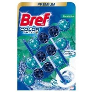 WC osvježivač BREF Color aktiv Eucalyptus 3x50g slide slika