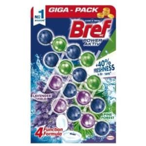 WC osvježivač BREF kuglice Lavender 4x50g slide slika