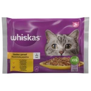 whiskas-senior-hrana-za-macke-izbor-peradi-4x85g