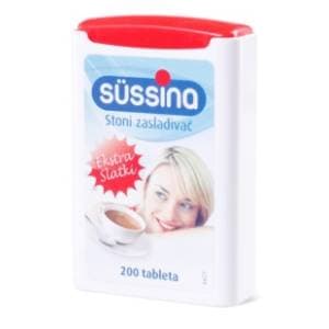 Zaslađivač SUSSINA 200 tableta slide slika