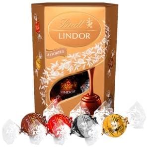 LINDT Lindor bombonijera assorted 200g slide slika