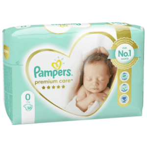 PAMPERS pelene Premium care 0 30kom slide slika