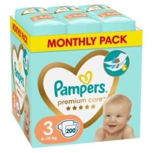 PAMPERS Premium care MP 3 200kom slide slika