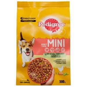 PEDIGREE Briketi Mini perad i povrće 500g slide slika