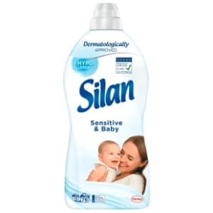 SILAN Sensitive & baby omekšivač za rublje 76 pranja (1,672l) slide slika