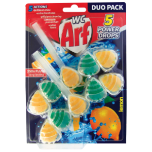 ARF WC osvježivač limun 2x55g slide slika