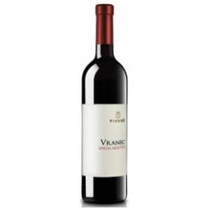 Crno vino TIKVEŠ Vranec 0,75l slide slika