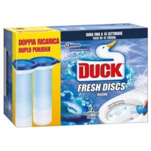 DUCK WC osvježivač fresch disc marine 2x36ml slide slika
