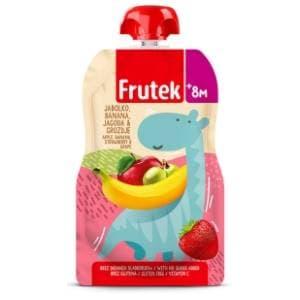 FRUTEK kašica jabuka jagoda banana grožđe 100g slide slika