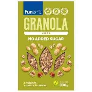 FUN & FIT granola kikiriki i orašasti plodovi 330g slide slika