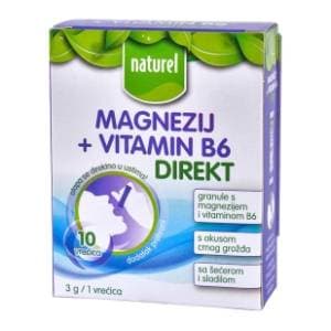 NATUREL magnezij + vitamin B6 direkt 30g slide slika