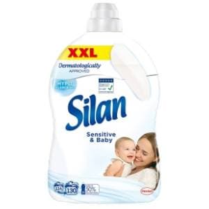 SILAN Sensitive & baby omekšivač za rublje 130 pranja (2,86l) slide slika