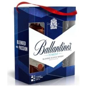 Viski BALLANTINES 0,7l + 2 čaše slide slika
