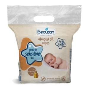 Vlažne maramice BECUTAN 5x56kom slide slika