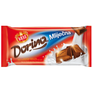Čokolada KRAŠ Dorina mliječna 80g slide slika