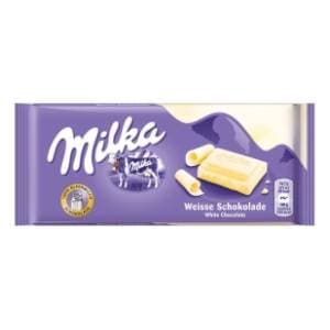 Čokolada MILKA bijela 100g slide slika