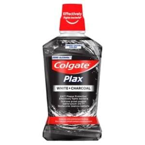 Tekućina za ispiranje usta COLGATE Plax white + charcoal 500ml slide slika
