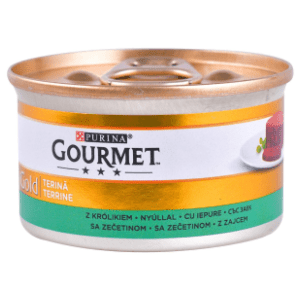 GOURMET GOLD Hrana za mačke pašteta od kunića 85g slide slika