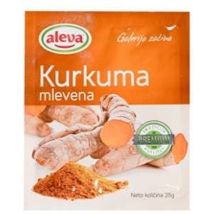 ALEVA Kurkuma mljevena 25g slide slika