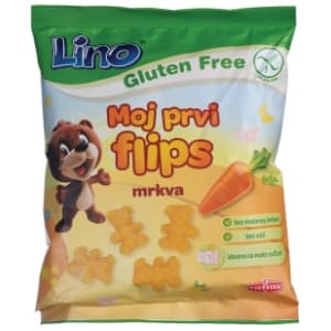 LINO moj prvi flips za djecu mrkva 35g slide slika