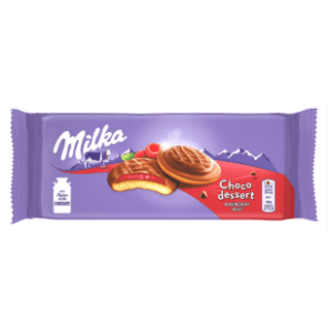 MILKA keks malina 147g slide slika