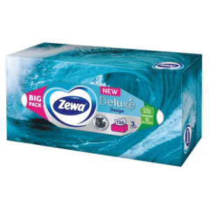 Papirnate maramice ZEWA deluxe kutija 3sloja 150kom slide slika