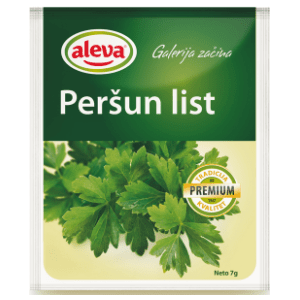 ALEVA Peršin list 7g slide slika