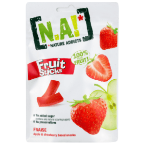 NATURE ADDICTS voćne štapiće od jabuke i jagode 35g slide slika
