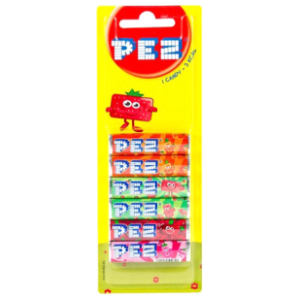 Bomboni PEZ Voćni mix 6x8g slide slika