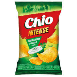 Čips CHIO intense kiselo vrhnje & začinsko bilje 130g slide slika