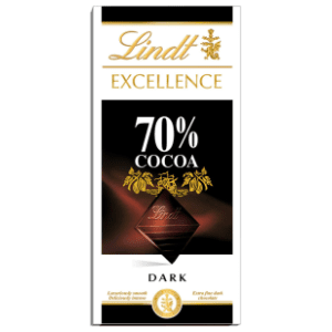LINDT tamna čokolada Excellence dark 70% cacao 100g slide slika
