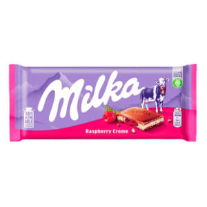 Čokolada MILKA Malina 100g slide slika