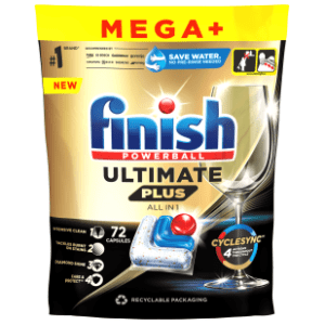 Tablete FINISH Ultimate plus mega 72kom slide slika