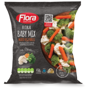 FLORA Baby mješavina povrća 450g slide slika