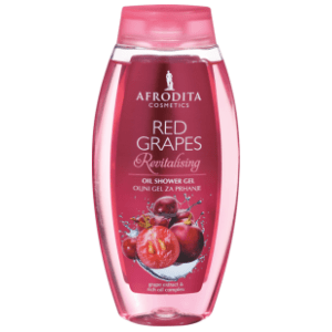 Gel za tuširanje AFRODITA Red grapes revitalising 250ml slide slika