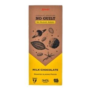 KANDIT No Guilt mliječna čokolada badem bez dodanog šećera 80g slide slika