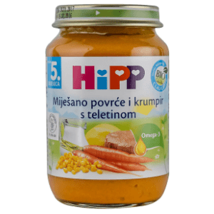 Kašica HIPP Bio teletina povrće krumpir 190g slide slika