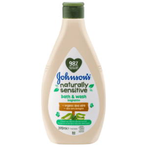 Dječji gel za kupanje JOHNSON'S Natural bio aloe vera 395ml slide slika