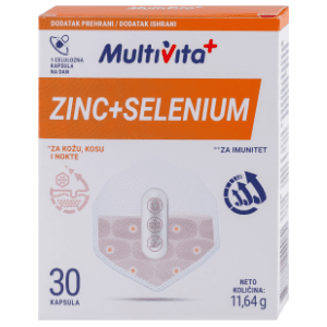 MULTIVITA Kapsule Cink + selen 30kom slide slika