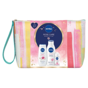 NIVEA Set Rose care torbica (Gel za tuširanje, losion, roll-on) slide slika