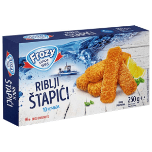 Panirani riblji štapići FROZY 250g slide slika