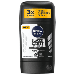 Stik NIVEA Black & white invisible original 50ml slide slika