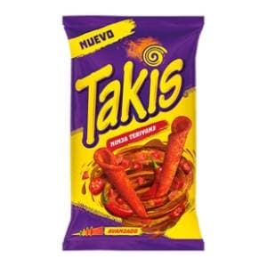 TAKIS ninja Teriyaki čips 90g slide slika